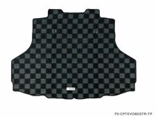 P2M Dark Grey Checkered Carpet Rear Trunk Mat for Mitsubishi Lancer Evo 8 9 New picture