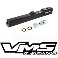 VMS RACING BLACK FUEL RAIL FOR HONDA CIVIC CRX DELSOL D SERIES ONLY picture