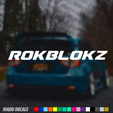 Rokblokz Rally Mudflaps Decal Logo Vinyl Die Cut Sticker picture