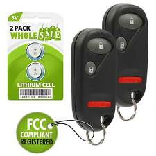 2 Replacement For 1994 1995 1996 1997 Honda Accord Car Key Fob Remote picture
