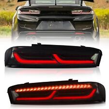 VLAND LED Tail Lights For Chevrolet Chevy Camaro 2016-2018 Red Suquential Signal picture