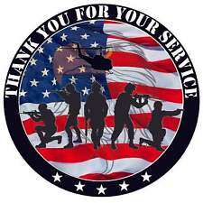 Military - Thank you for your Service Decal picture