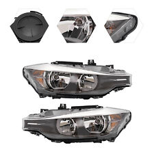 Right+Left Pair Halogen Headlights Lamps For 2012-2015 BMW 320i 328i Sedan Wagon picture
