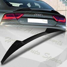 For 2012-2018 Audi A7 S7 RS7 W-Power Pearl Black V-Style Trunk Lid Spoiler Wing picture