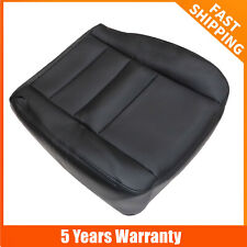 2003-2007 For Ford F250 F350 Driver Bottom Replacement Leather Seat Cover Black picture