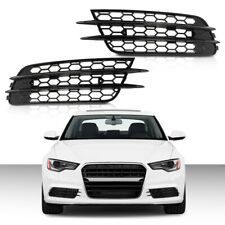 Fit For 2012-2015 Audi A6 C7 Fog Light Lamp Grille Grill Cover Bezel Trim Pair picture