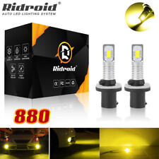 2pcs 880 899 LED Fog Light DRL Bulbs 80W 8000LM High Power 3000K Golden Yellow picture