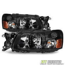 2003-2004 Subaru Forester Headlights Headlamps Aftermarket 03-04 Set Left+Right picture