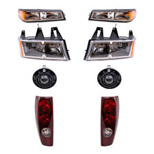 8 Pcs Headlights, Park Signal Lights, Fog Lights &Tail Lights for 05-08 Colorado picture