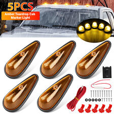 5x Amber LED Cab Marker Light for Top Roof Clearance Running Light Pickup Trucks picture