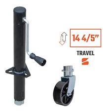 Bastion A Frame Side-Wind Trailer Jack w a Single Caster Wheel | 1200lb Capacity picture