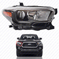 For 2016 2021 Toyota Tacoma Halogen LED DRL Headlight Assembly Black Passenger picture