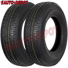 Set of 2 Radial Trailer Tire ST205/75R14 8 Ply,  205 75 14 Load Range D LRD picture