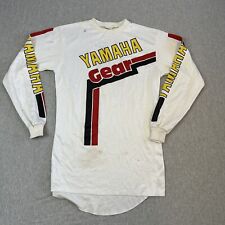 Vintage 80s Yamaha Gear Motocross Jersey - Distressed Holes Stains - See Pics picture