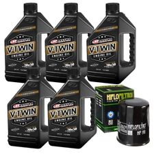 Oil Change Kit Polaris Victory Semi Synthetic 20W50 5 Quarts & Filter picture