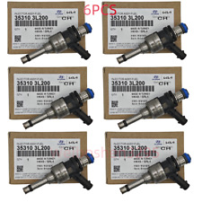 6PC Fuel injector For 17-2020 Hyundai Kia Cadenza Sedona Sorento 3.3L 353103L200 picture