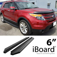 iBoard Black Running Boards Style Fit 11-19 Ford Explorer 4-Door picture