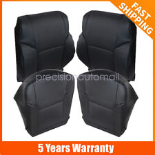For 2003-2009 Toyota 4Runner Limited Driver & Passenger Leather Seat Cover Black picture
