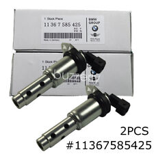 Genuine 2pcs Variable Timing Control Valve Solenoid VVTi 11367585425 for BMW 128 picture