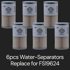 6 Pack Replace Fleetguard Cummins Fuel Filter / Water Separator FS19624 picture