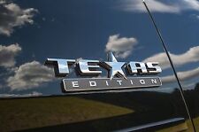 3D TEXAS EDITION EMBLEM for CHEVY SILVERADO SIERRA TRUCK UNIVERSAL ABS 3M STICK. picture