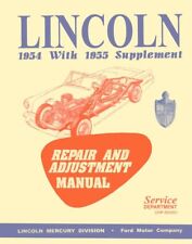 1954 1955 Lincoln Capri Cosmopolitan Shop Service Repair Manual picture