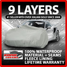9 Layer Car Cover Indoor Outdoor Waterproof Breathable Layers Fleece Lining 6843 picture