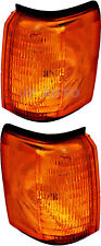 For 1987-1991 Ford F150 F250 F350 Bronco Corner Light Set Pair picture