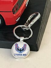 Blue Pontiac Firebird Trans AM Key Chain - Trans AM Eagle Logo Keychain picture