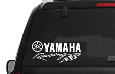 Yamaha Racing Logo Die Cut Vinyl Decal Fairing Bumper Sticker 4x4 Jet Ski SxS picture