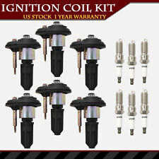 6pcs Ignition Coil & 6pcs Iridium Spark Plug for GMC Canyon Envoy UF303 picture