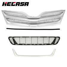 HECASA Upper & Lower Grille + Grille Molding For Toyota Venza 2013-2016 13-16 picture