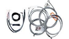 Complete Stainles Handlebar Cable Kit 15-17 Ape ABS Harley Touring Softail 14-15 picture