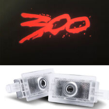 2x HD Red 300 Car LED Door Laser projector Lights For Chrysler 300 2005-2021 picture