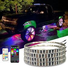 4Rings 17.5'' Dream Color Chasing Triple Row LED Wheel Rim Lights Kit For Truck picture