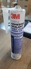 3M  Marine Adhesive Sealant 4000 UV Fast Cure 06580 WHITE 10 Oz Deck & Hardware picture