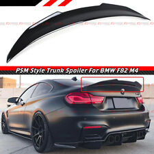 FOR 2015-2020 BMW F82 M4 PAINTED GLOSS BLACK V2 PSM STYLE TRUNK SPOILER WING picture
