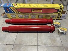 Vintage Mr Gasket Thrush California Red Mufflers 40160 For Headers glass pack picture