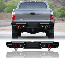 Vijay For 2000-2006 Toyota Tundra New Steel Rear Bumper With LED Lights&D-Rings picture