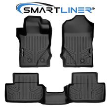 SMARTLINER Custom Fit 2 Row Floor Mat Liner Set Black for 2021-2024 Ford Bronco picture