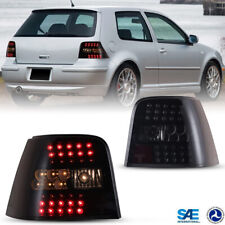 1999-2004 For VW Volkswagen Golf MK4/GTI LED Tail Lights Black Smoke Brake Lamps picture