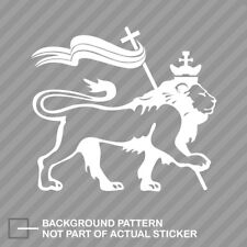 Lion of Judah with Rasta Flag Sticker Die Cut Decal reggae tribe of picture