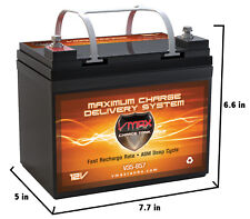 VMAX V35-857 35A AGM U1 Battery for Minn Kota Traxxis 45 12V 45lb Trolling Motor picture