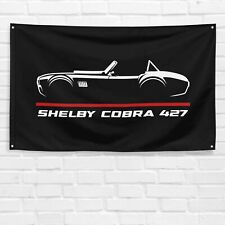 For Ford Shelby Cobra 427 1965 Enthusiast 3x5 ft Flag Dad Grandpa Gift Banner picture