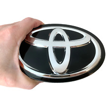 Front Grille Emblem Black Logo Badge for Toyota Camry C-HR Highlander Sienna picture