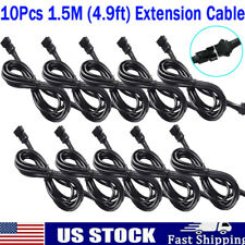 10x 4Pin Extension Wire Cable Connector For RGB LED Strip Rock Lights Glow Lamp picture
