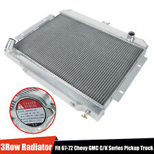 3 Row Aluminum Radiator For 72-86 Jeep CJ5/CJ6/CJ7 81-85 Scrambler 3.8/4.2/5.0L picture