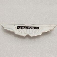 Aston Martin Brass Chrome Finish Bonnet Badge White/Black Color picture