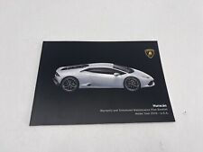 2016 Lamborghini Huracan Book Warranty Maintenance Booklet Manual Guide ‘16 picture