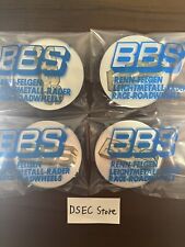 BBS Wheel Center Caps 70mm  Platinum Silver P5624173 -Set Of 4pcs picture